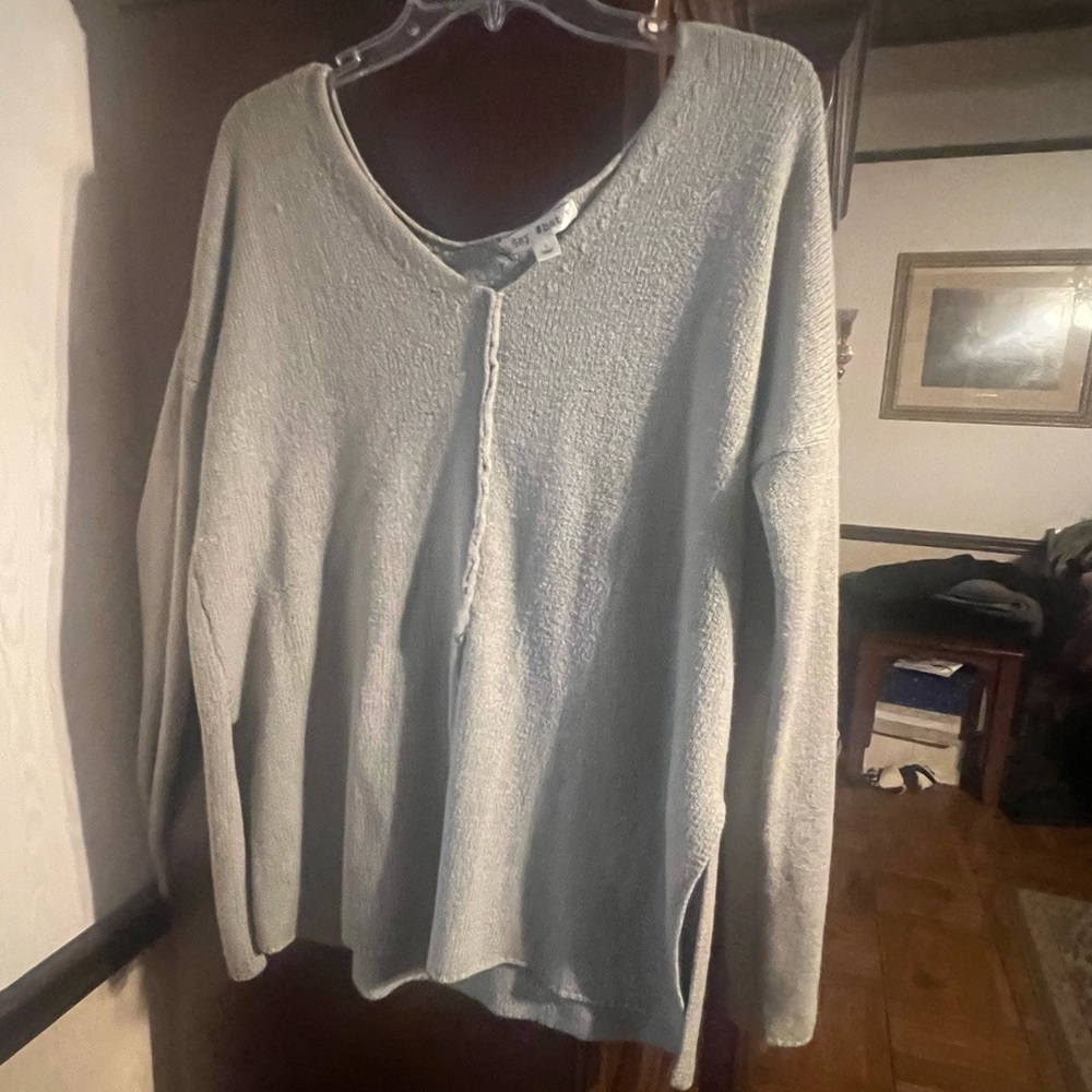 Light gray sweater